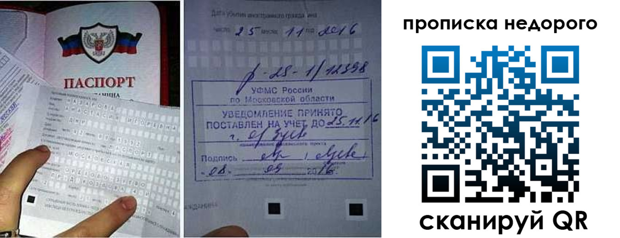 прописка от собственника в Сланцах